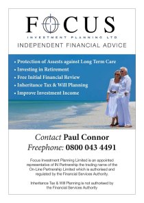 Focus Investment Planning